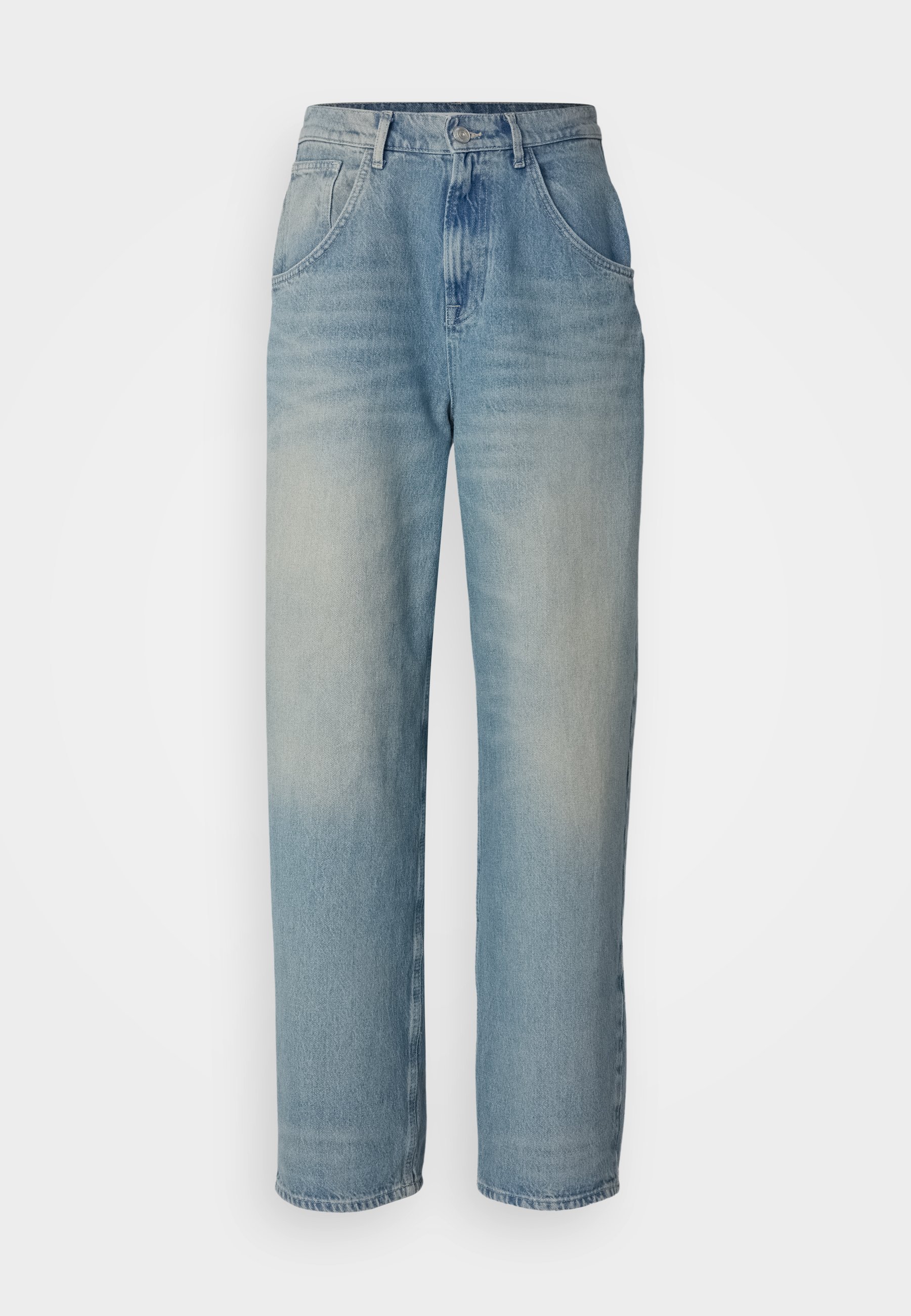 【BOK PLACE】Loose Fit Washing Summer Long Wide Denim Pt Dain Washed Wide-Leg Jeans IL531 - Casual style | LEWKIN