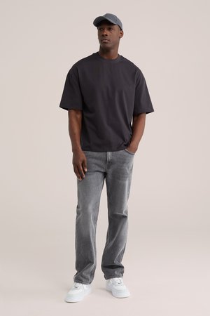 WE Fashion, T-Shirt basic - black