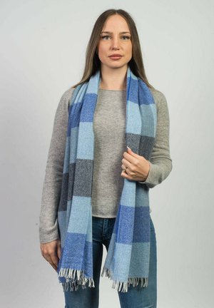 CHECKED - Scarf - blu