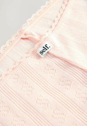 Self. POINTELLE KNICKERS - Hlačke - pink