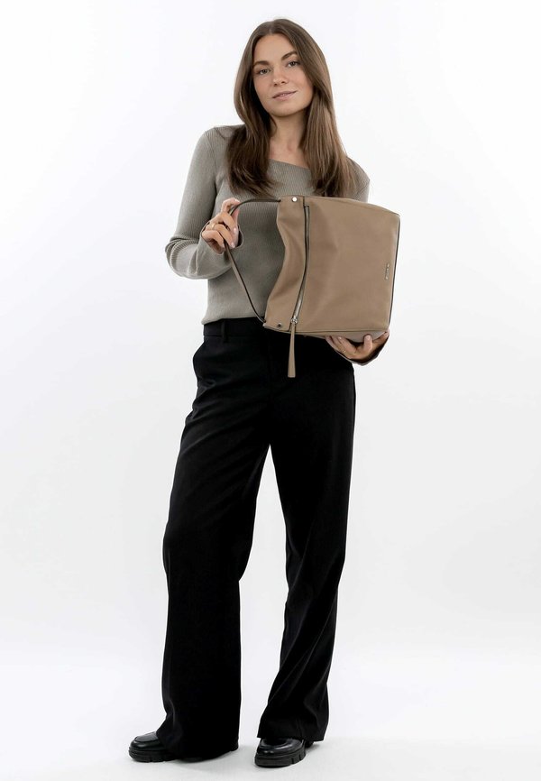 HARMINA - Handtasche - taupe