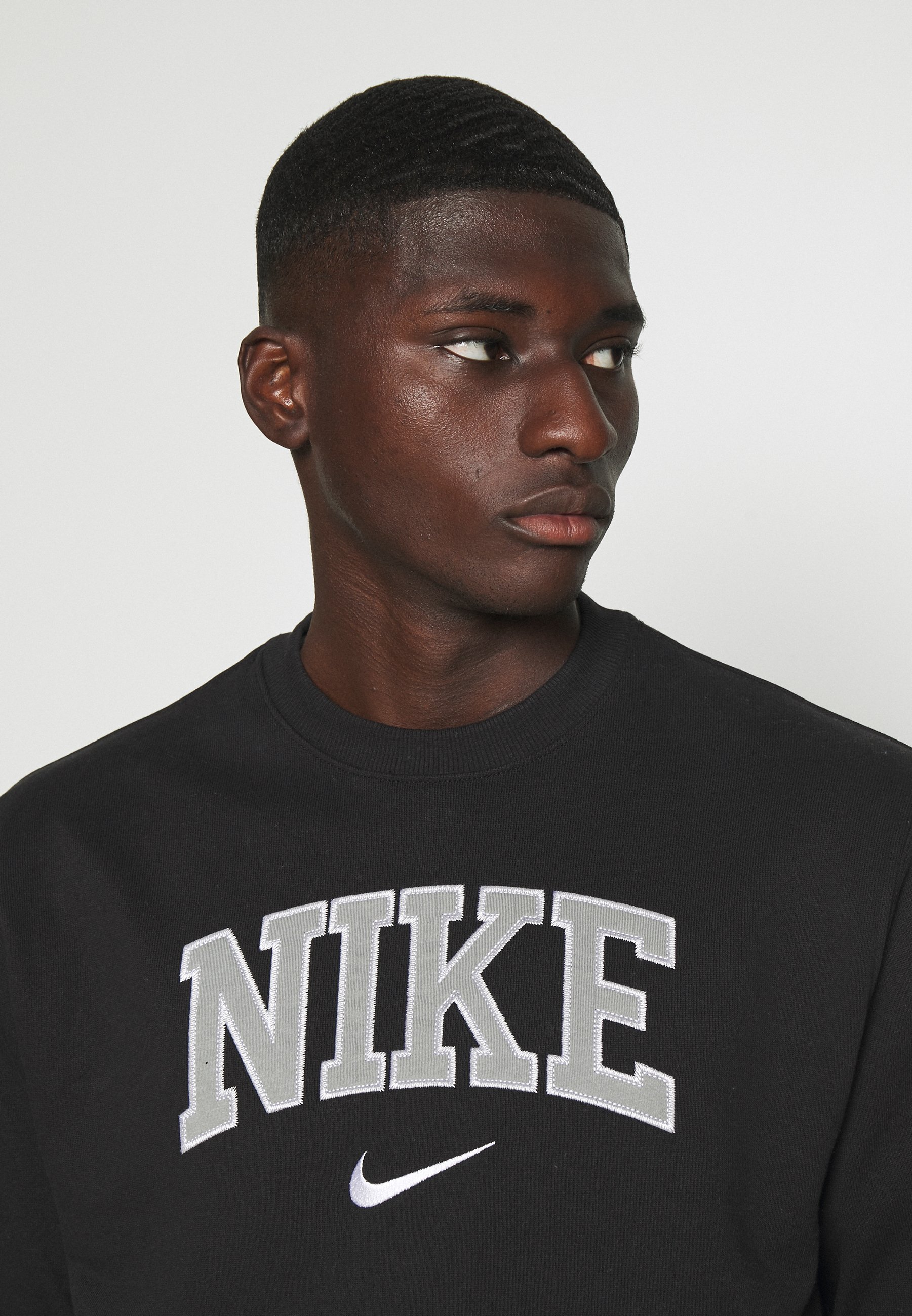 Nike Sportswear RETRO CREW - Sweater - black/zwart - Zalando.nl