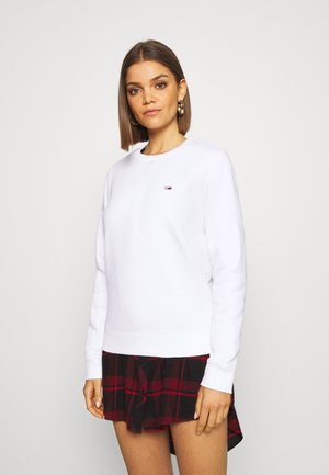 REGULAR C NECK - Sweatshirt - white