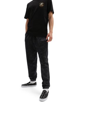 MINERAL WASH RELAXED FLEECE PANT - Tracksuit bottoms - black