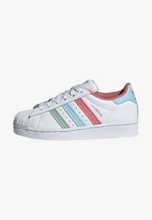 SUPERSTAR UNISEX - Trainers - white/hazy rose/sky