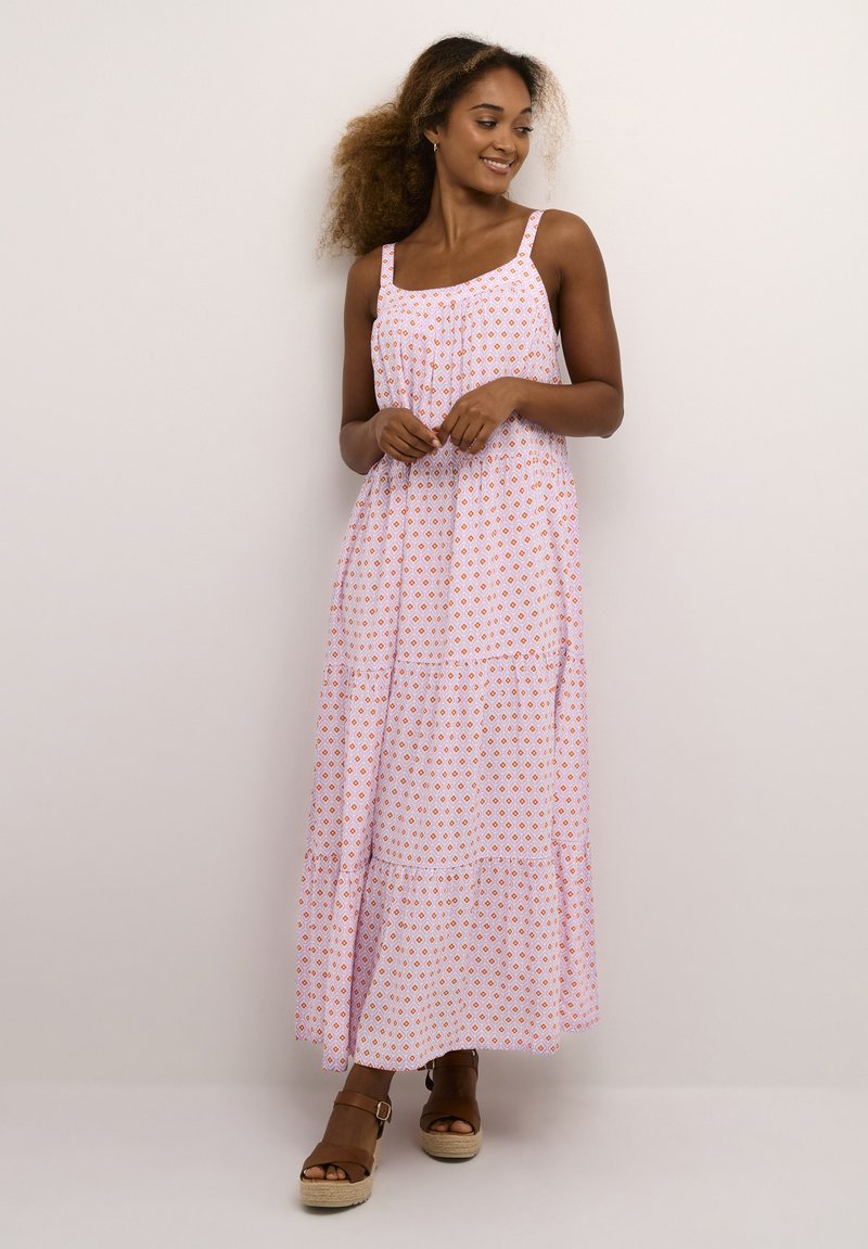Cream ROSINA STRAP - KIM FIT - Maksimekko - geometric print
