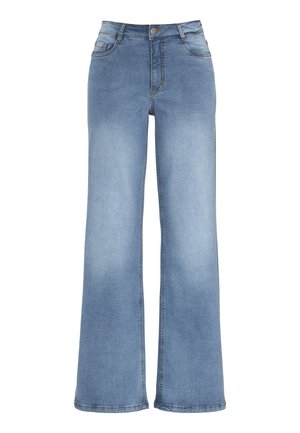 Cellbes of Sweden WITH HIGH WAIST - Flared-farkut - light blue  denim