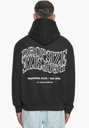 Dropsize HEAVY  - Kapuzenpullover - black