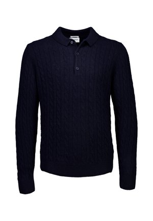 BUTTON - Longsleeve - navy