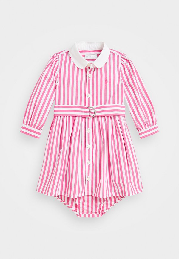 STRIPED POPLIN SHIRTDRESS & BLOOMER - Shirt dress