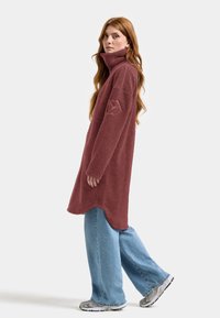 Didriksons JILL LONG FULL-ZIP - Fleecejacke - old rust