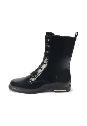 Botine cu șireturi - black