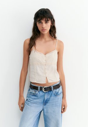 PULL&BEAR, Débardeur - sand