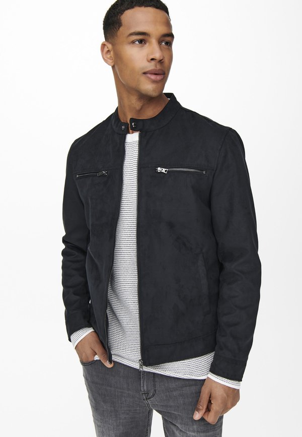 ONSWILLOW JACKET - Faux leather jacket