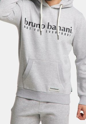 Kapuzenpullover - mottled light grey