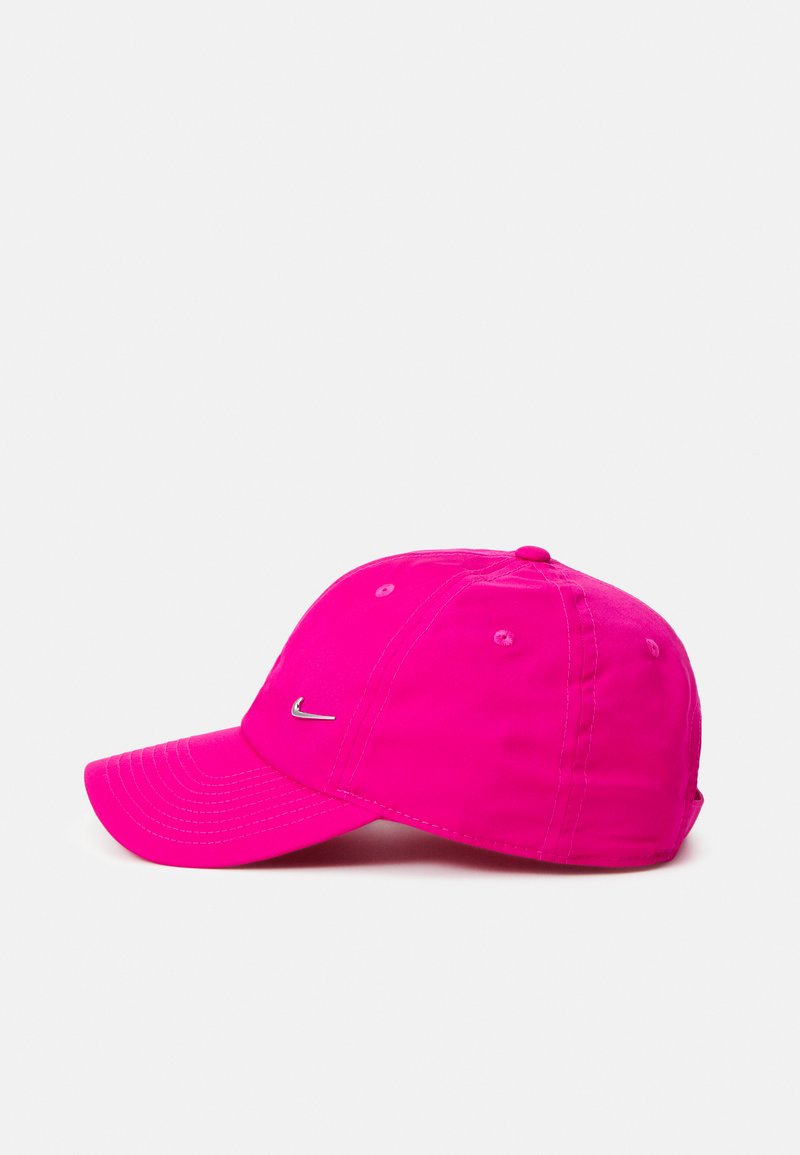 Nike metal swoosh cap in pink