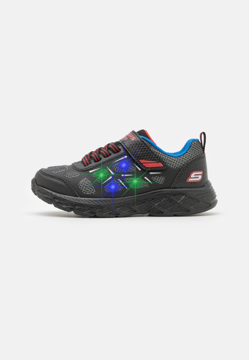 Skechers DYNAMIC FLASH UNISEX Trainers black/red/blue/black