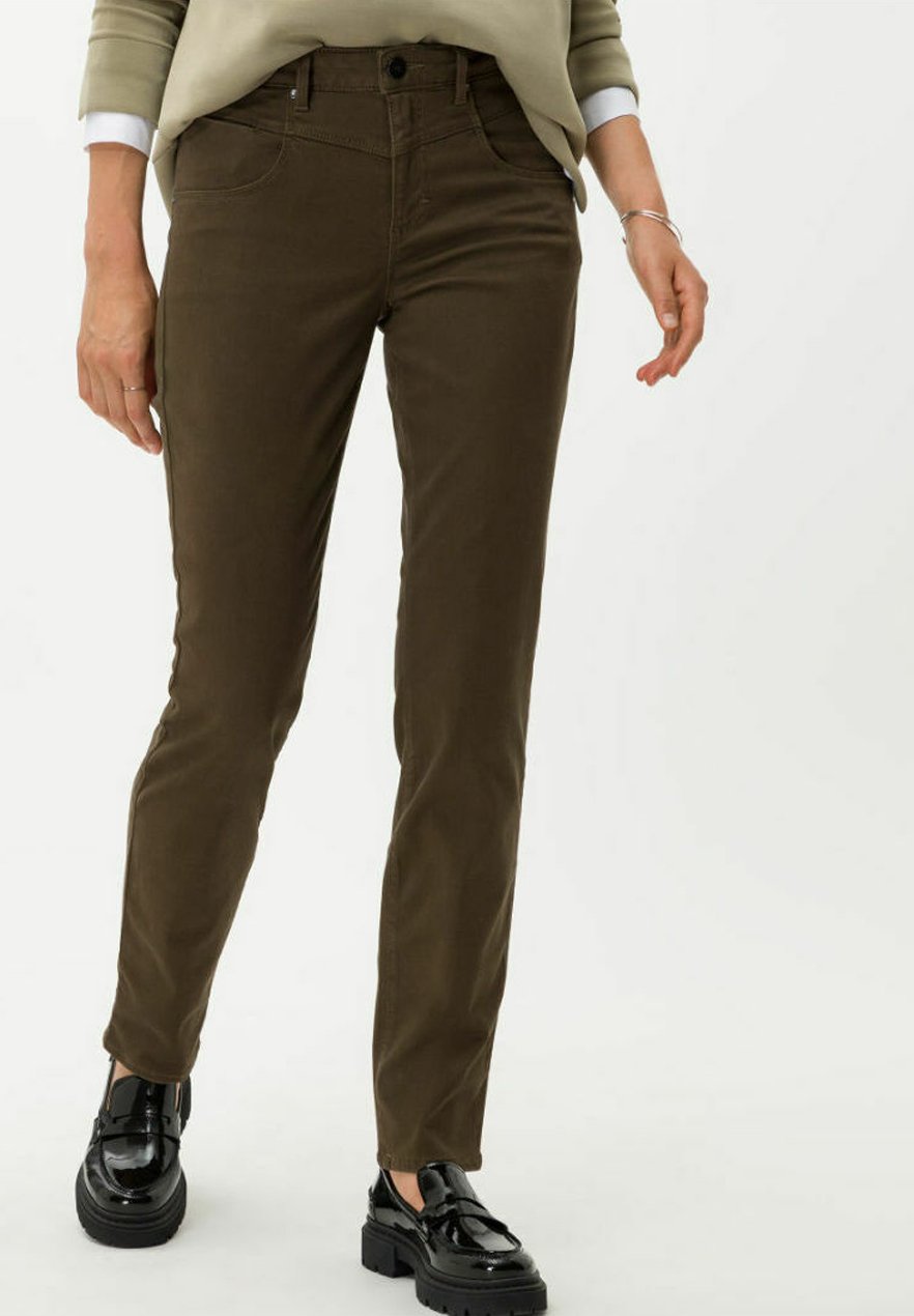 BRAX SHAKIRA - Slim fit jeans - khaki/kaki - Zalando.nl