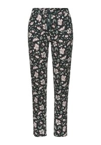 Atlasīts, dunkelgrün-rosa-geblümt