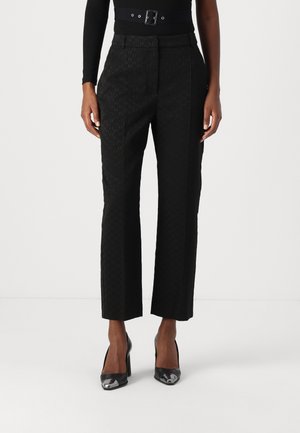 MONOGRAM SUIT PANTS - Pantalon classique - black