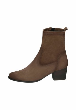 Caprice, STIEFELETTE - Laarzen - dk taupe comb