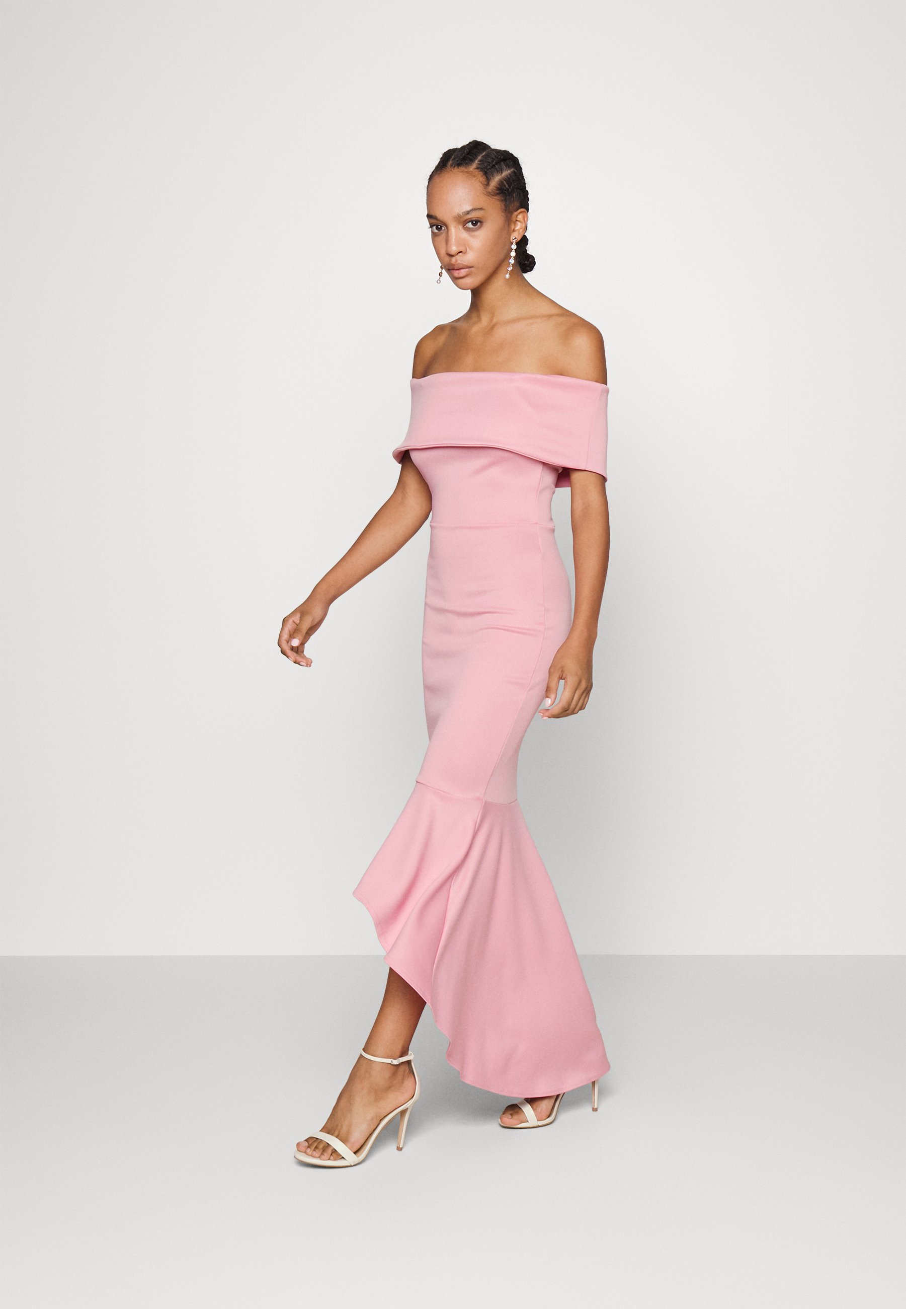 IN THE STYLE BARDOT STYLE MIDI FRILL 