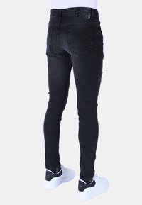 Local Fanatic STONE WASHING JEANS  - ZWART - LF-DNM-1105 - Slim fit jeans - grijs