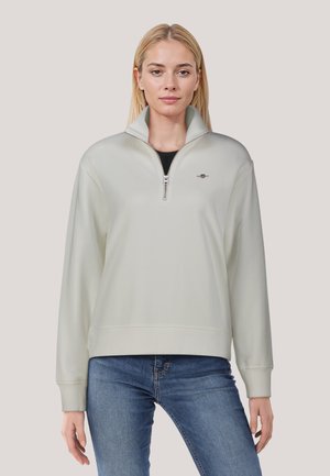 SHIELD HALF-ZIP - Sweatshirt - offwhite