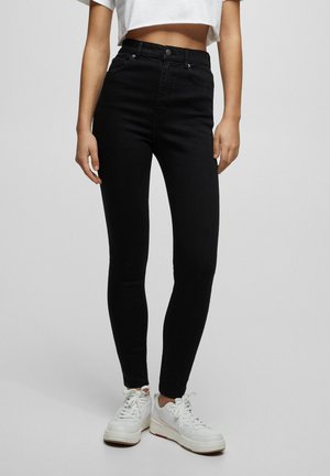 PULL&BEAR Vaqueros pitillo - black
