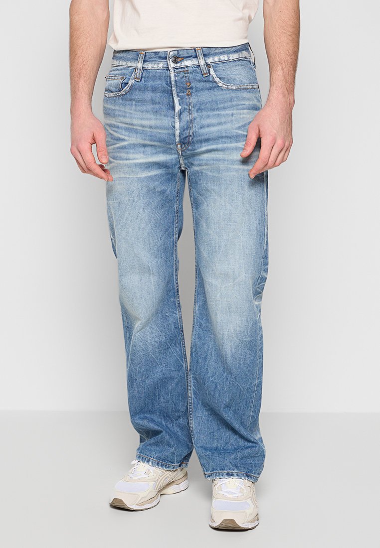 WOOD WOOD Straight leg jeans blauw