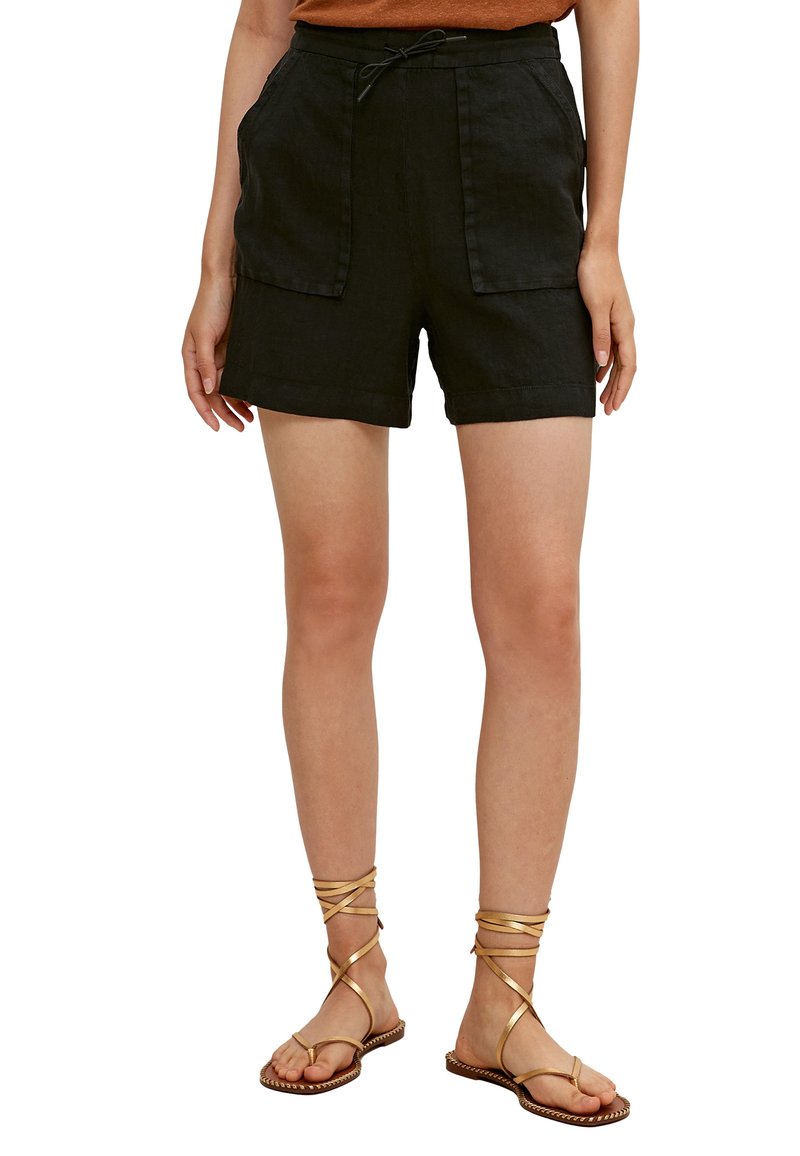 Damen Kleider | comma REGULAR Shorts black/schwarz - WT35889 Damen Kleider | comma REGULAR Shorts black/schwarz - WT35889