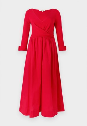 BALLERINA WRAP DRESS - Rochie de zi - scarlet