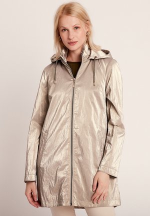 GERADE GESCHNITTENER MIT WASSERABWEISENDER KAPUZE - Parka - beige