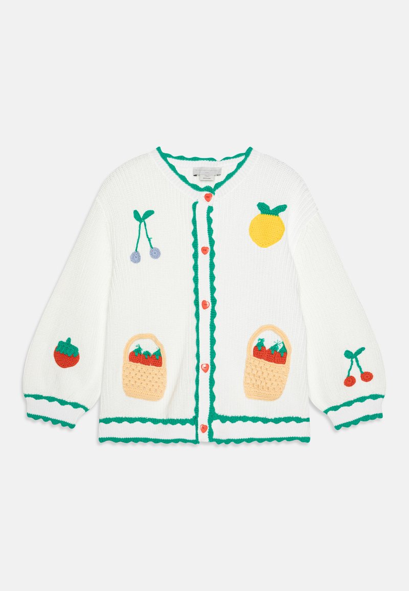 Stella McCartney Kids Chaqueta de punto - white