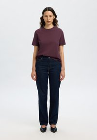 Selected Femme SLFESSENTIAL BOXY TEE - T-shirt basic - fig