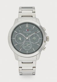 Tommy Hilfiger HENRY - Pulkstenis - silver-coloured/green