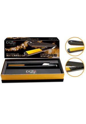 Italian Design ELECTRICAL ITEMS GOLD STYLER VOLUME WATERPROOF HAIR STRAIGTHENER - Bath and Body Tool - black