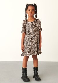 Next SHIRRED SLEEVE  - Denné šaty - animal print