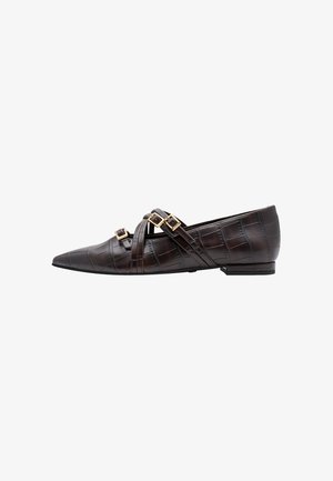 Tamaris, 1-22160-45 568 - Riemchenballerina - mocca croco