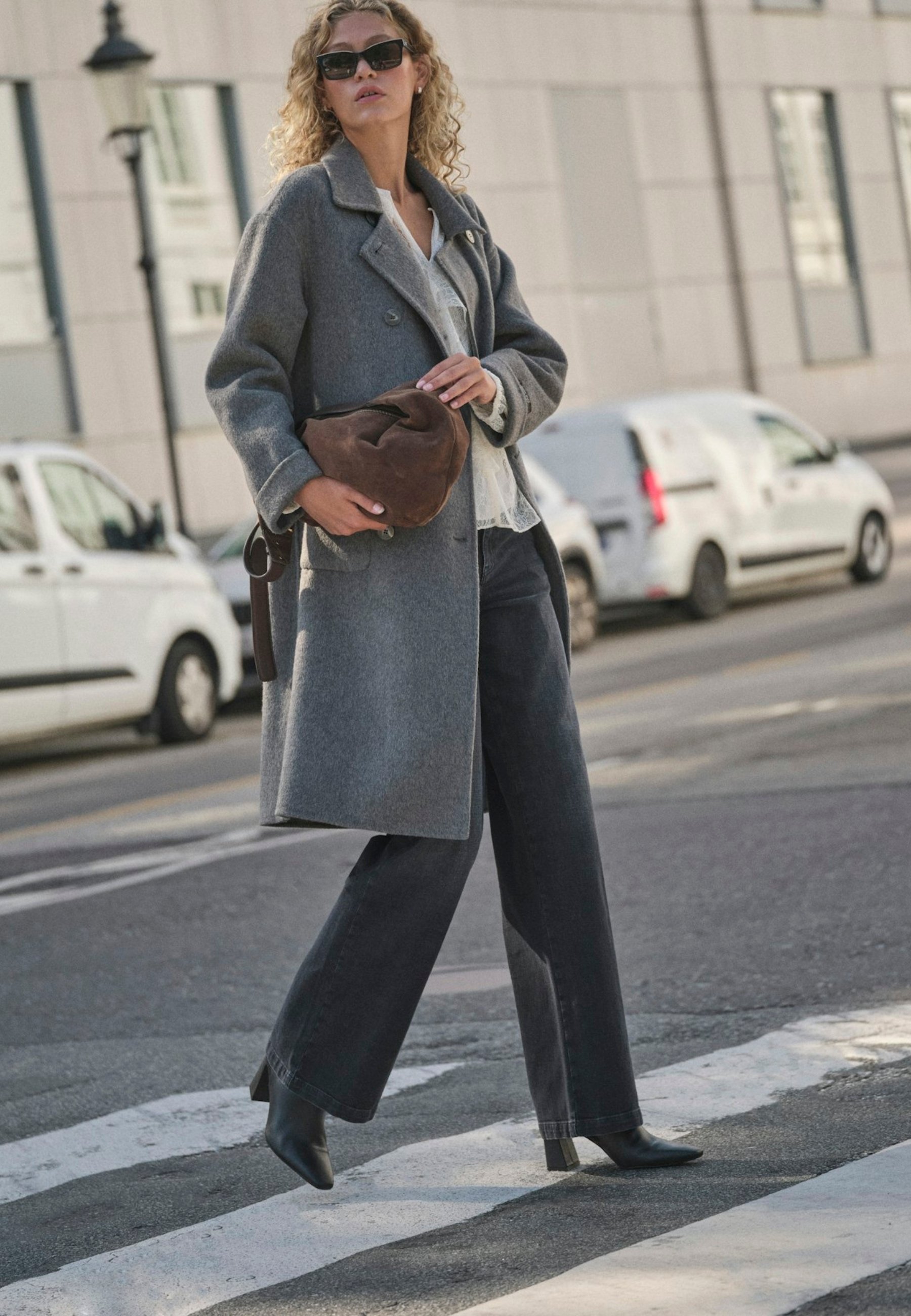 Mos Mosh LUCCA LOISA - Classic coat - mockingbird/grey - Zalando.ie