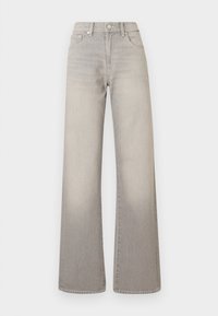 TESS TROUSER - Wide Leg - grey denim