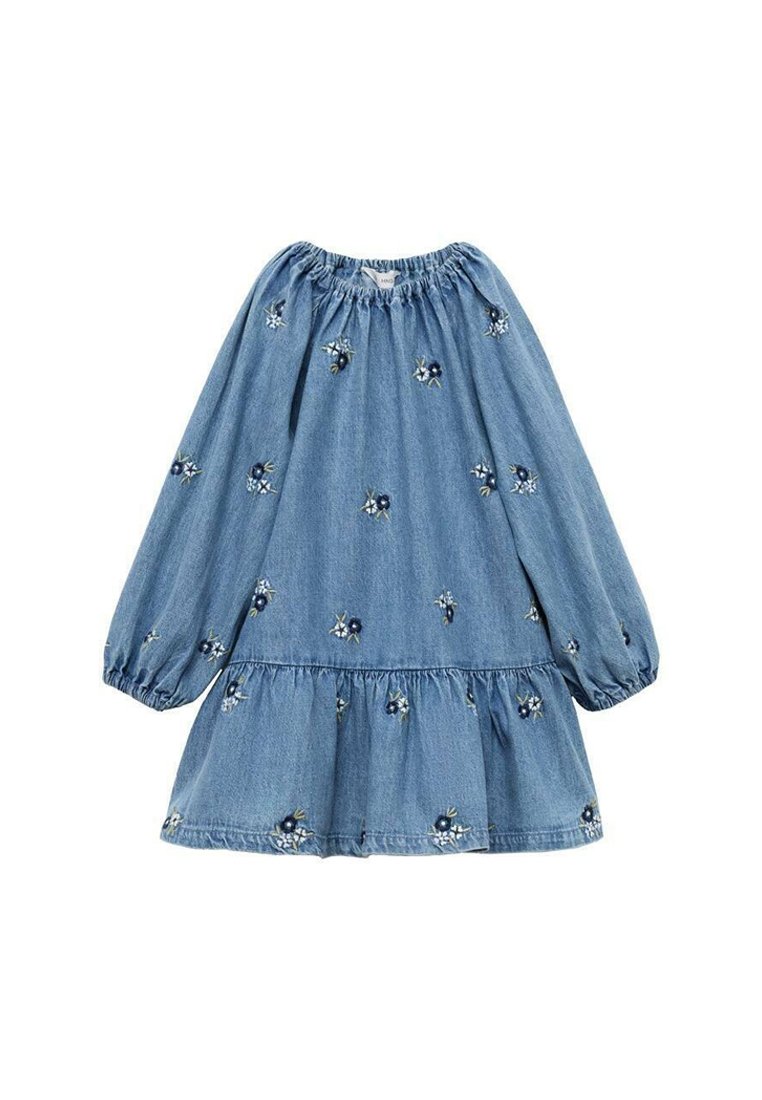 Mango Kids KID Robe en jean blue/bleu