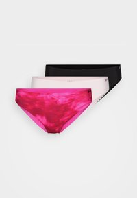 Unselected, light pink/dark pink/black