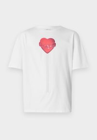 Fiorucci LOLLIPOP HEART BOXY FIT UNISEX - T-shirts med print - white