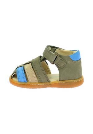 POD - Walking sandals - marine beige orange