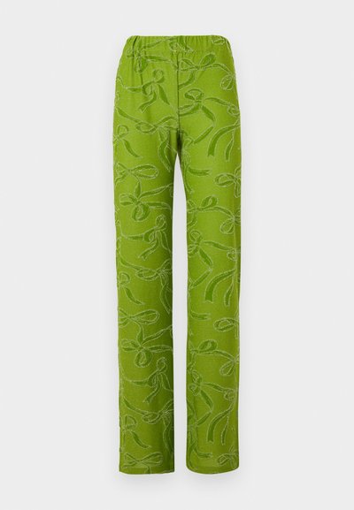 Stine Goya ELASTICATED STRAIGHT LONG PANTS - Trousers - green