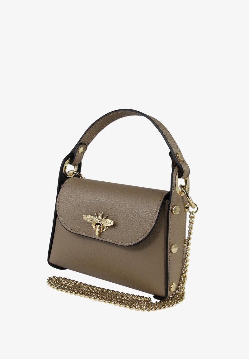 DrachenLeder UMHÄNGE TOSCANTO - Handtas - taupe beige