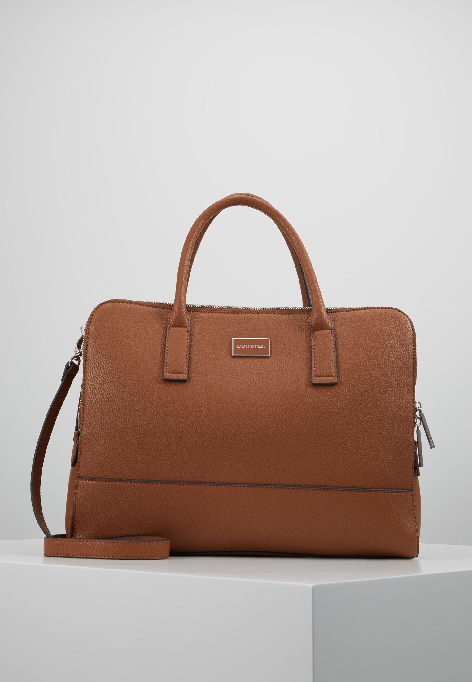 comma PURE ELEGANCE HANDBAG Stresskoffert cognackonjakk comma PURE ELEGANCE SHOULDERBAG Skulderveske cognac