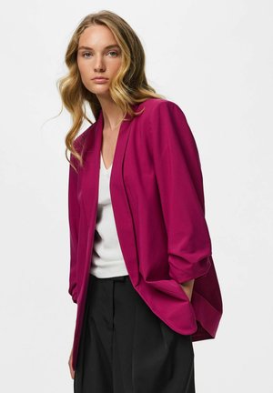 Pieces PCBOSELLA 3/4 BLAZER NOOS BC - Blazer - raspberry radiance