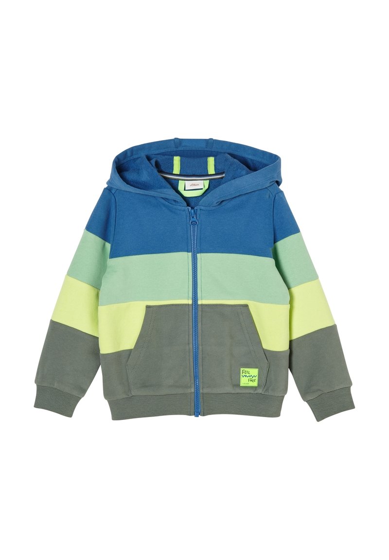 Kinder Pullover | s.Oliver À LARGES RAYURES Sweatjacke blue/blau - OH59864 Kinder Pullover | s.Oliver À LARGES RAYURES Sweatjacke blue/blau - OH59864